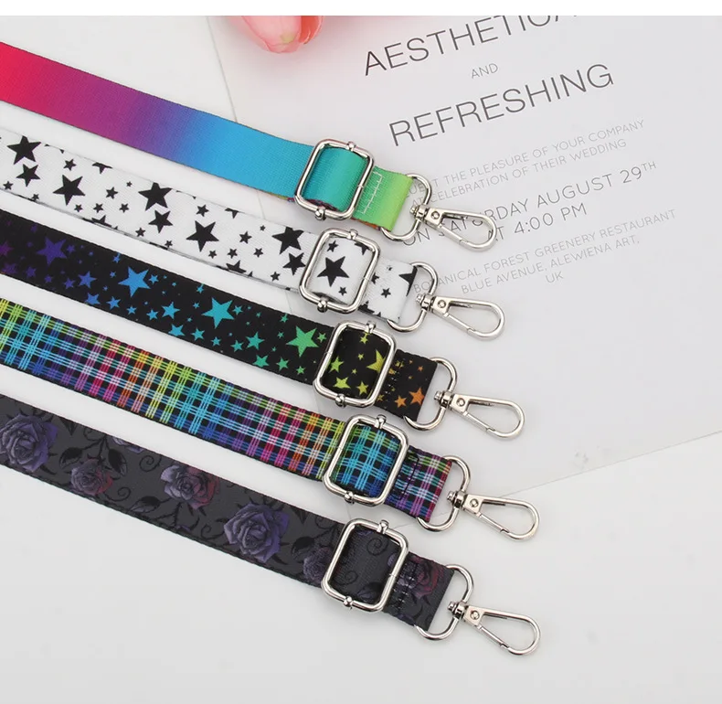 Bag Strap Handbag Belt Wide 2.5CM Shoulder Bag Strap Replacement Strap Accessory Bag Part Adjustable Belt For Bags 140cm