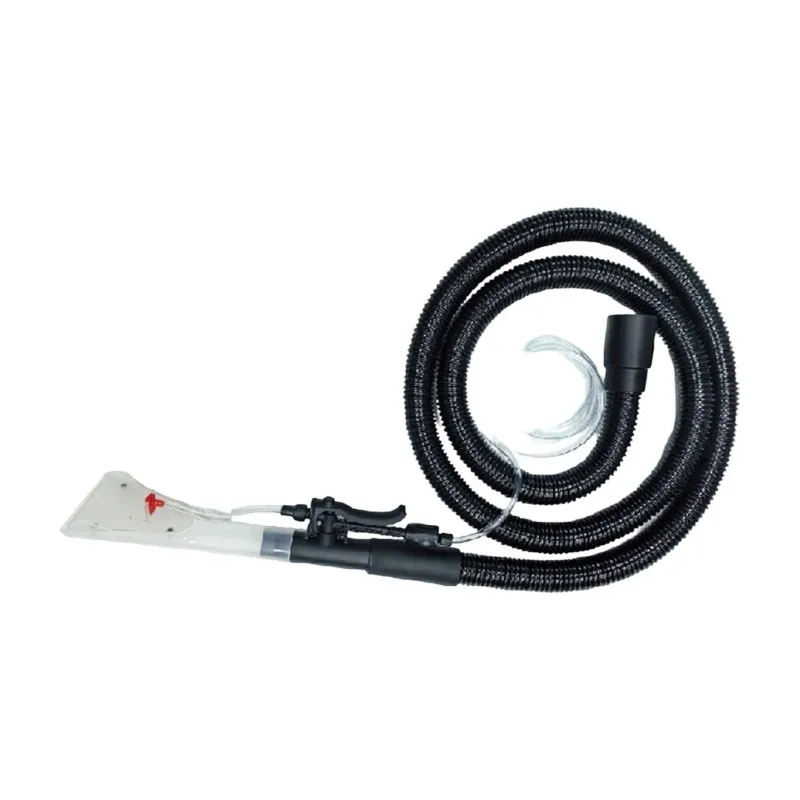 AB41-35Mm Short Sprayers Vacuum Extractor Nozzle Head With 2.5M Water Pipe For Carpet Sofa Machine, Clear Scraper Head Tool
