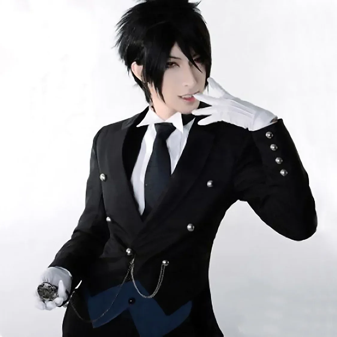 

Anime Black Butler cosplay costume Sebastian costume Sebastian·Michaelis suit men tuxedo cosplay costume black suit