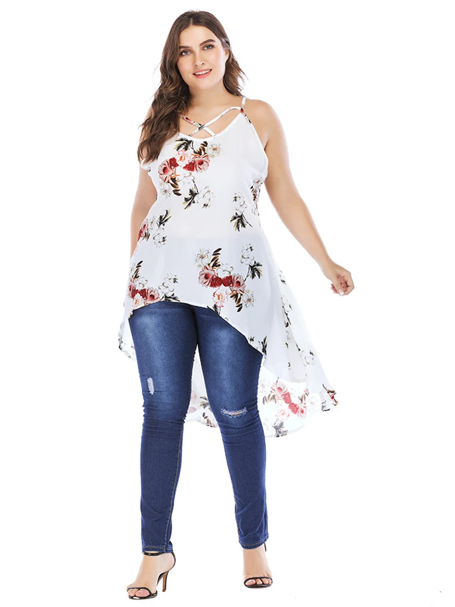 

Plus size fashion new asymmetrical halter dress European and American elegant dress