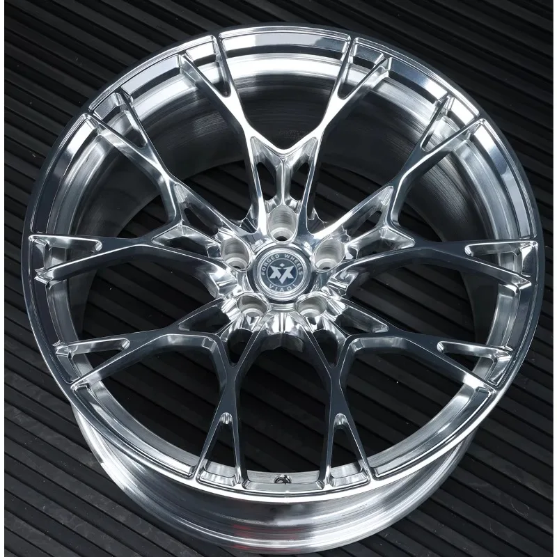 Custom Forged Matte Black Split Spoke Wheels 18 19 20 Inch 5x112 Rims For Volkswagen Touareg 7L For Cadillac For Aston Martin