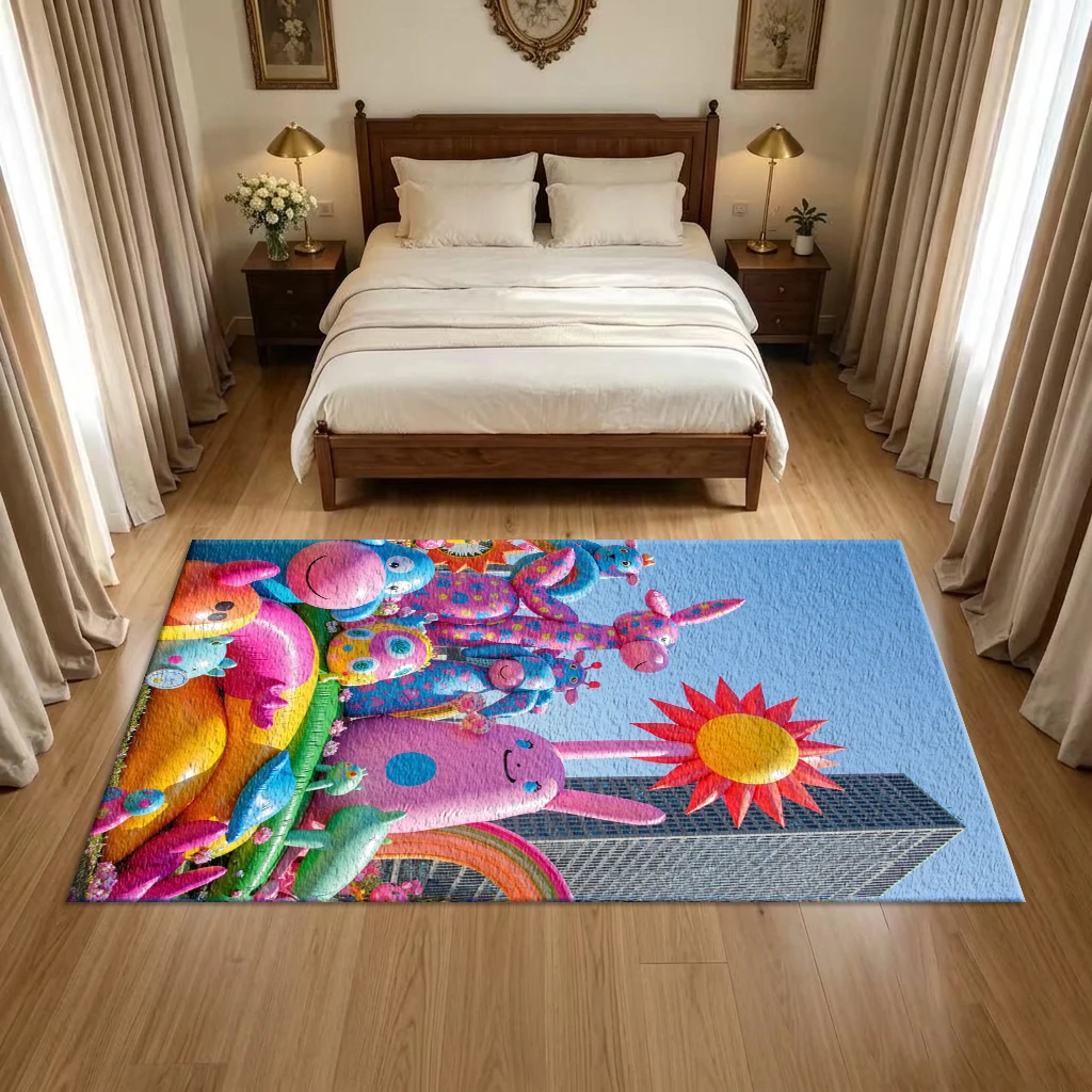 Bright Cartoon Inflatable Art - Printed Rug Abstract 评论和价格