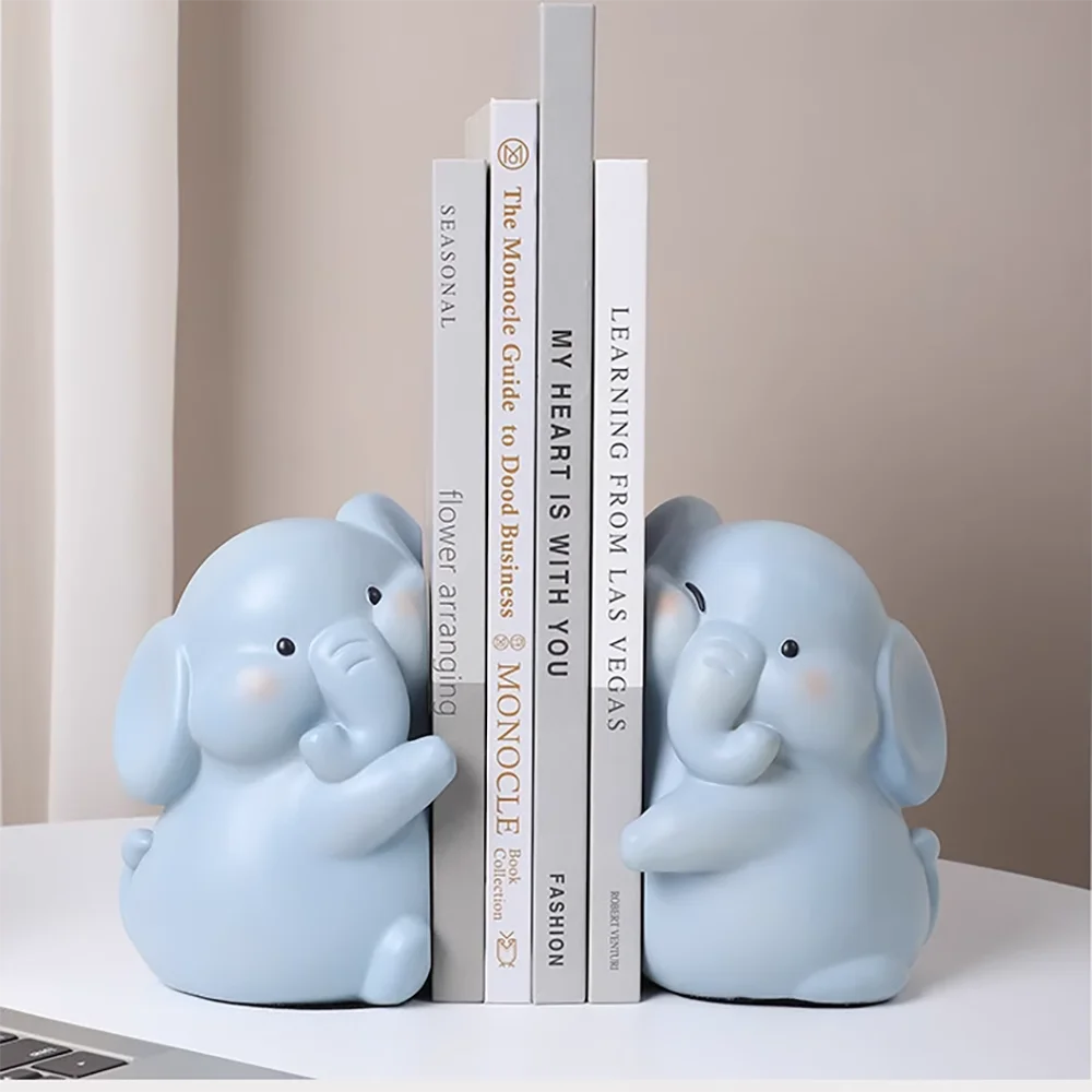 

Cute Animal Duck & Elephant Bookends Silicone Mold, DIY Desktop Decor, Creative Cement Plaster Craft, Unique Gift for Friends