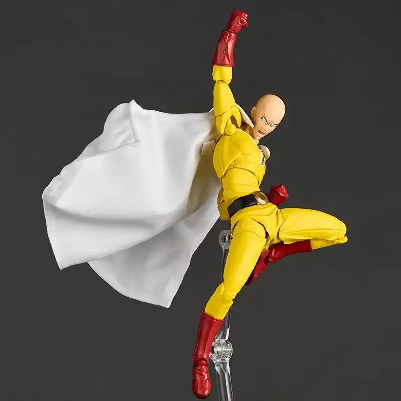 حار الأصلي Kaiyodo واحد لكمة رجل Saitama مذهلة ياماغوتشي Revoltech Saitama أنيمي عمل جمع أرقام نموذج اللعب هدية