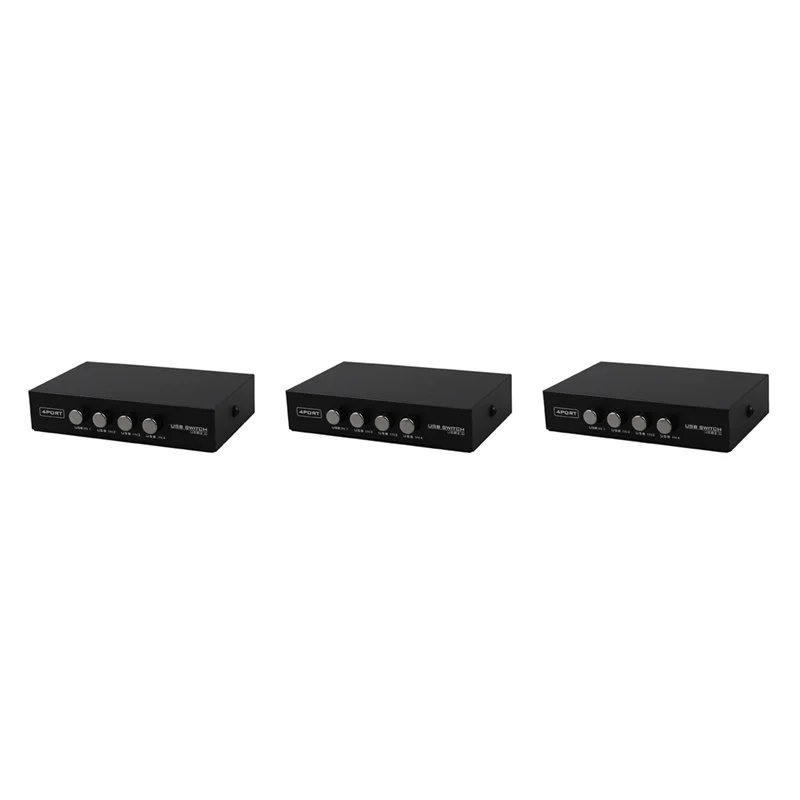 

3X новейший мини-4 порта USB-принтер, сканер общего доступа, переключатель, разветвитель, концентратор