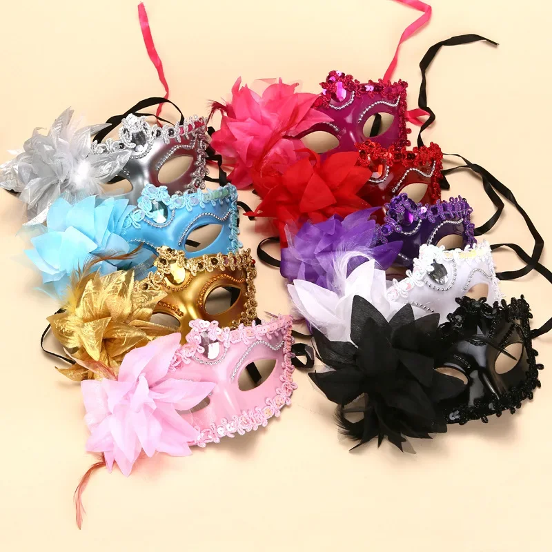 

Princess Mask Masquerade Large Lily Mask Prom Princess Sexy Dress Up Venetian Party Carnival For Men And Women