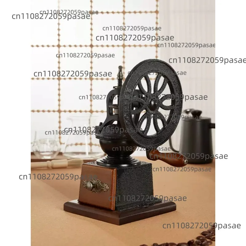 Hand-Crank Coffee Grinder: Compact, Retro-Style Hand-Crank Coffee Bean Grinder for Home Use