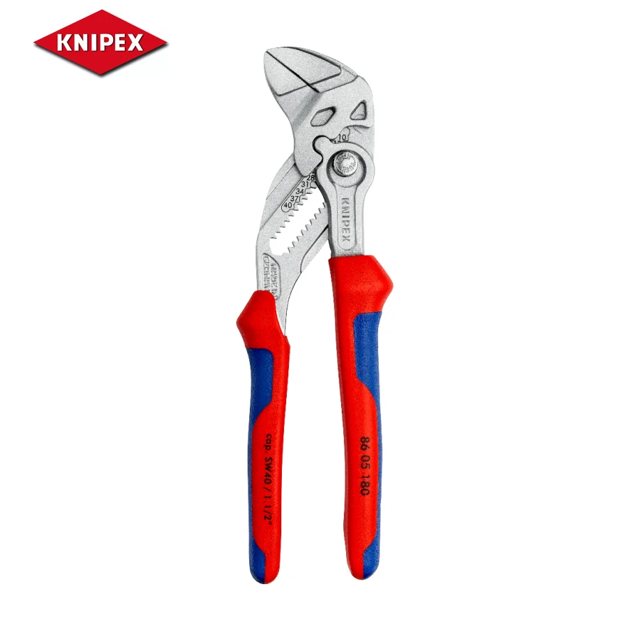 

KNIPEX Pliers Wrench Chromium Plated Vanadium Steel Water Pump Plier Knipex Hand Tools 86 05 180