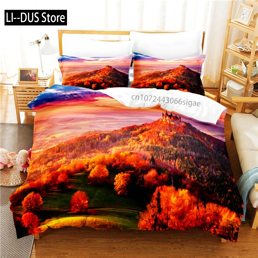 

Landscape Painting Bedding Set Duvet Cover Set 3d Bedding Digital Printing Queen Size Bedding Set Fashion Design