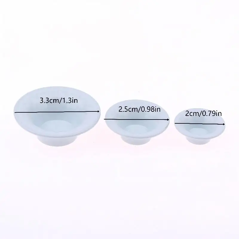 3Pcs Dollhouse Mini Simulation Western Plate Dishes Model Dollhouse Kitchen Decoration Pretend Play Toys Dolls House Accessories