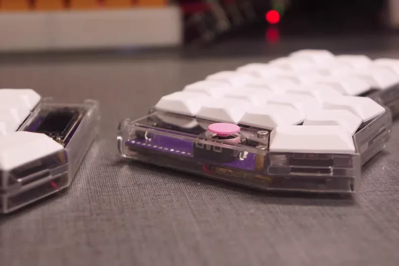 Corne Joy Split Mechanical Keyboard Kit Customized Wireless Bluetooth Joystick Simulation Mouse Game Office Split Keyboard Kit