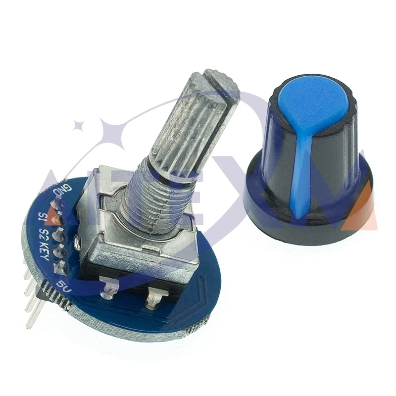 2 قطعة وحدة التشفير الدوارة لاردوينو الطوب الاستشعار تطوير الصوت المستديرة الدورية الجهد مقبض غطاء EC11 YANXD #6