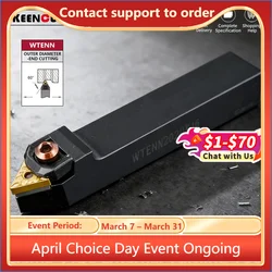 WTENN1616 WTENN2020 WTENN2525 WTENN3232 External Turning Tool WTENN Lathe Bar Turning Holder CNC Cutting Tool Cutter Bar