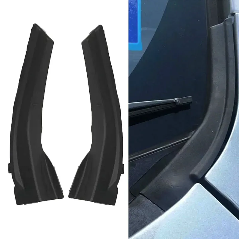 Pair For Hyundai Tucson ix35 2010-2015 Car Front Windshield Wiper Side Cowl Trim Extension Cover Plastic Accessories 861532S000