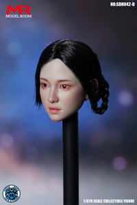 Super Duck SDH042 1/6 Asian Beauty Head Sculpt Talling Model Fit 12 '' TBL Femenino Soldado Sunta Action Figura Cuerpo 8 Mejores ventas 1 6 Sculpt de cabeza femenina - №8