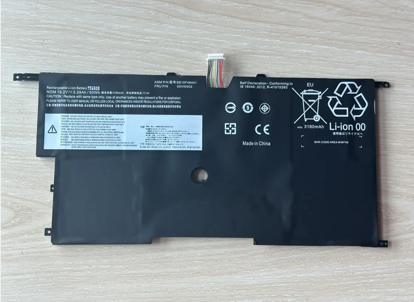 00HW002 SB10F46440 45N1700 Laptop Battery For Lenovo ThinkPad X1 Carbon Gen3 2015 X1 Carbon 2014 Gen2 45N1701 45N1702 00HW003