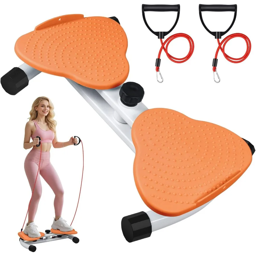 Máquina Twister de cintura, tabla Ab Twister con bandas de resistencia, equipo de ejercicio en casa con capacidad de 300 libras para grasa del vientre, Core Wor