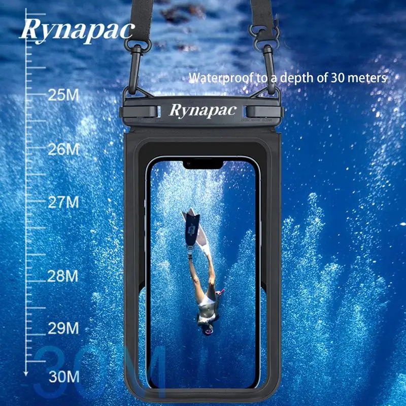 Underwater Clear Cellphone Case Touchscreen Dry Bag With Neck Lanyard Universal Waterproof Phone Pouch For Beach Pool Swimming