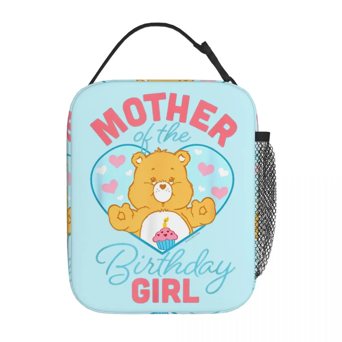 Care Bears Mother Of The Birthday Girl Insulated Lunch Bags Cooler Bag  Meal Container Leakproof Tote Lunch Box Food Handbag