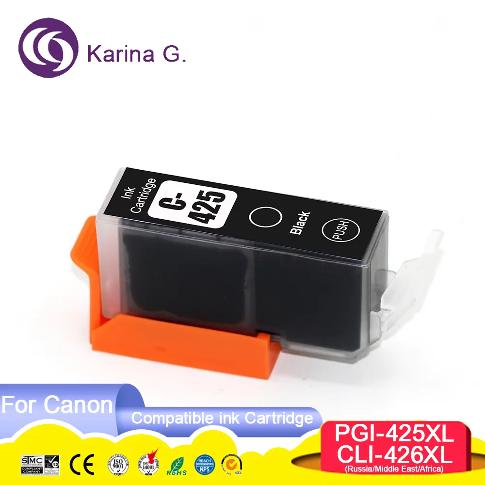 Compatible for Canon PGI425 CLI426 PGI-425 PGI 425 ink cartridge for Canon PIXMA MG6140/MG6240/MG8140/MG8240 Printer