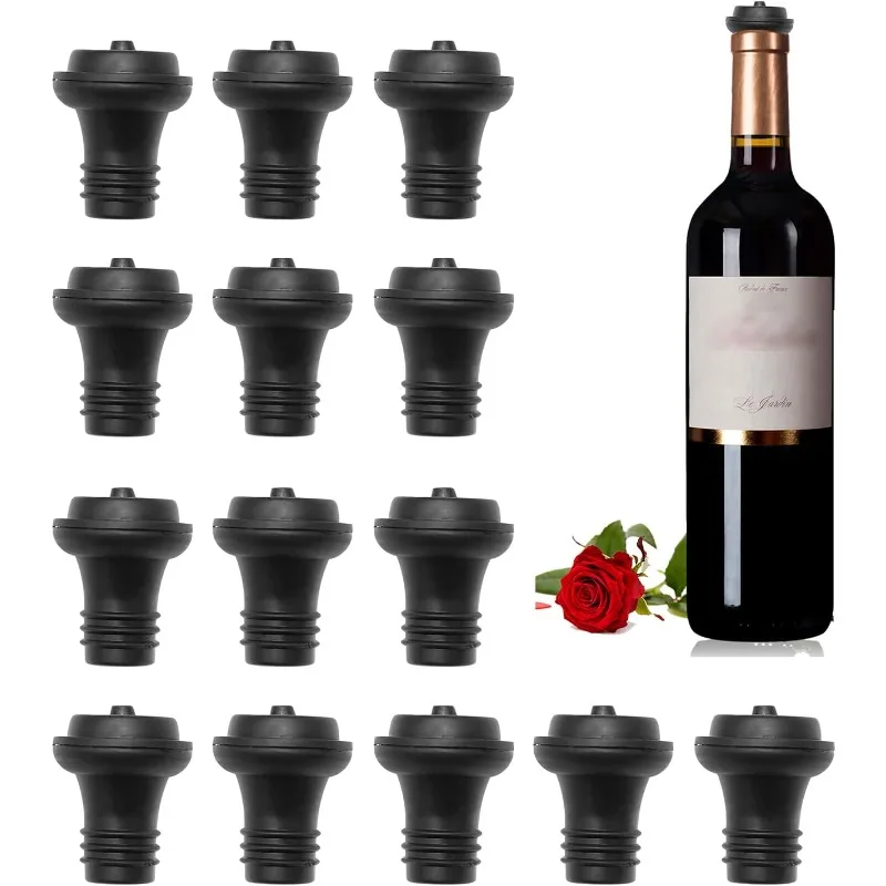 Wine Stoppers for Wine Saver Vacuum Pump Preserver Grade Rubber Wine Stopper Keep Your Wine Fresh Bottle Cap Sealer for Home