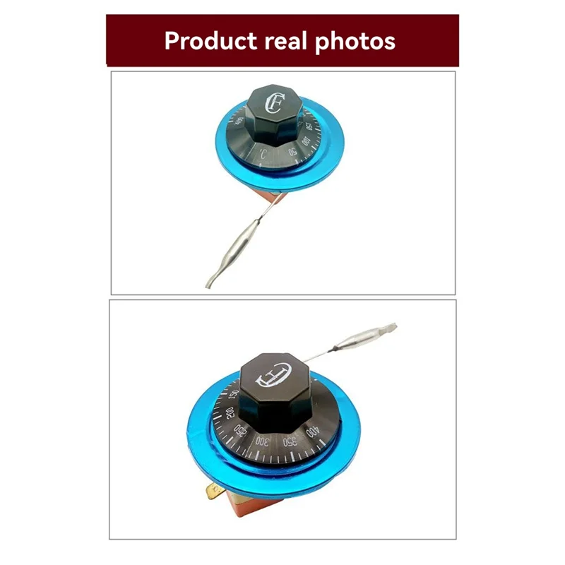 Interruttore regolatore di temperatura regolabile digitale BAAJ 50-400 ℃ (122-752 ℉ ) Termostato Forno Elettrico 250V 16A