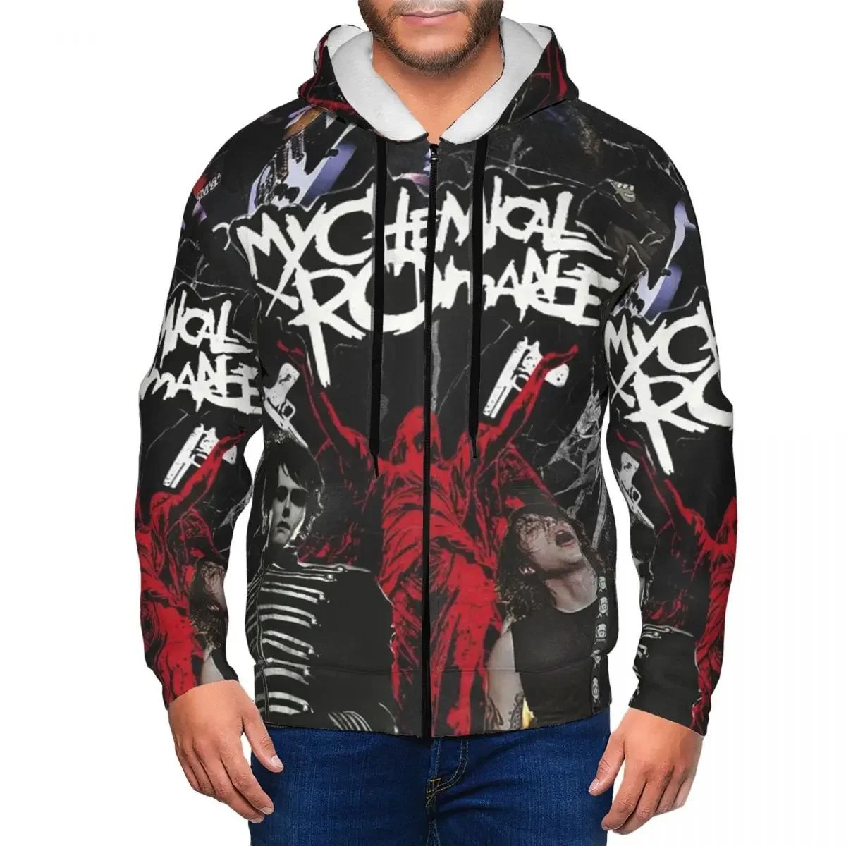 بلدي الكيميائية الرومانسية سستة هوديس الهيب هوب البلوز الخريف الشتاء الرجال النساء بلوزات طويلة الأكمام قمم