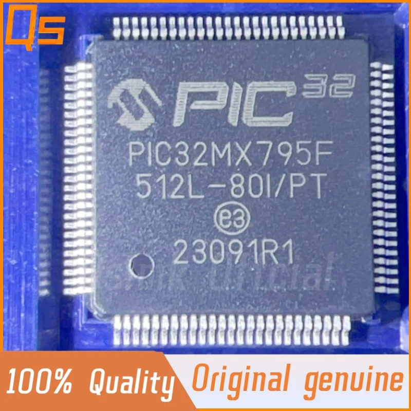 

New Original PIC32MX795F PIC32MX795F512L-80I/PT TQFP-100 32-bit microcontroller