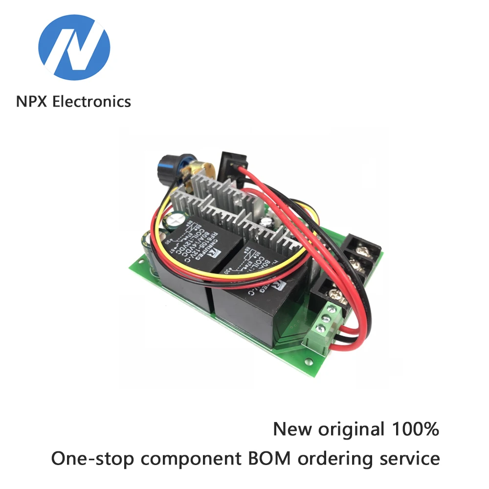 

Мощный регулятор скорости двигателя вперед-реверс 40А, контроллер прямого и обратного двигателя с матовым двигателем, 12 В, 24 В, 36 В