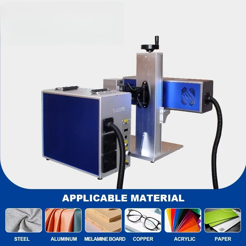 30W Split Type CO2 Laser Marking Machine Separate Design Nonmetal Laser Marker for Wood Leather Acrylic Plastic Engraving