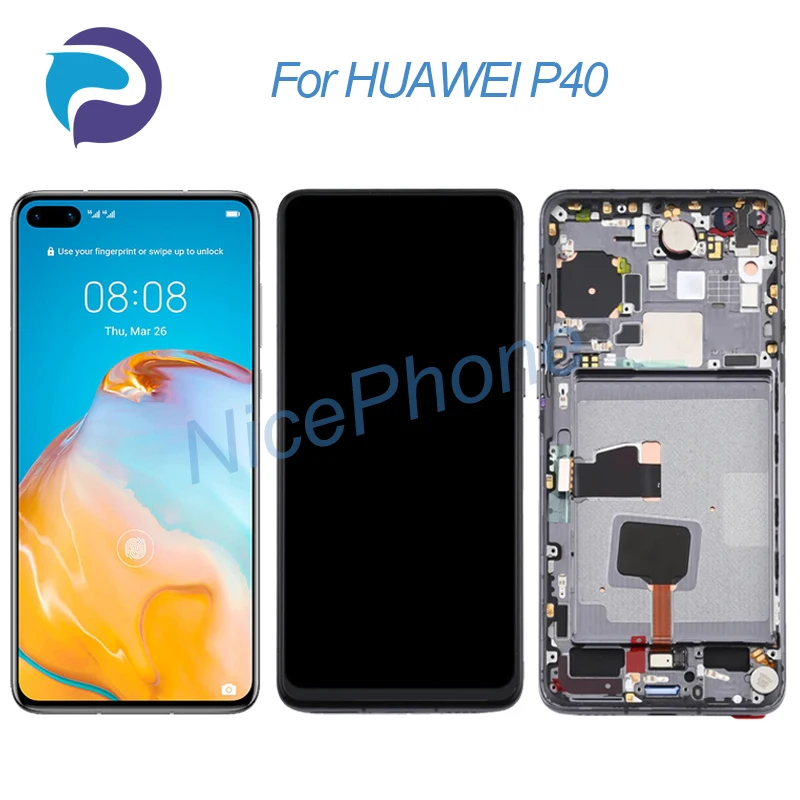 

for HUAWEI P40 LCD Screen + Touch Digitizer Display 2340*1080 ANA-AN00/TN00/NX9/LX4 P40 LCD Screen Display