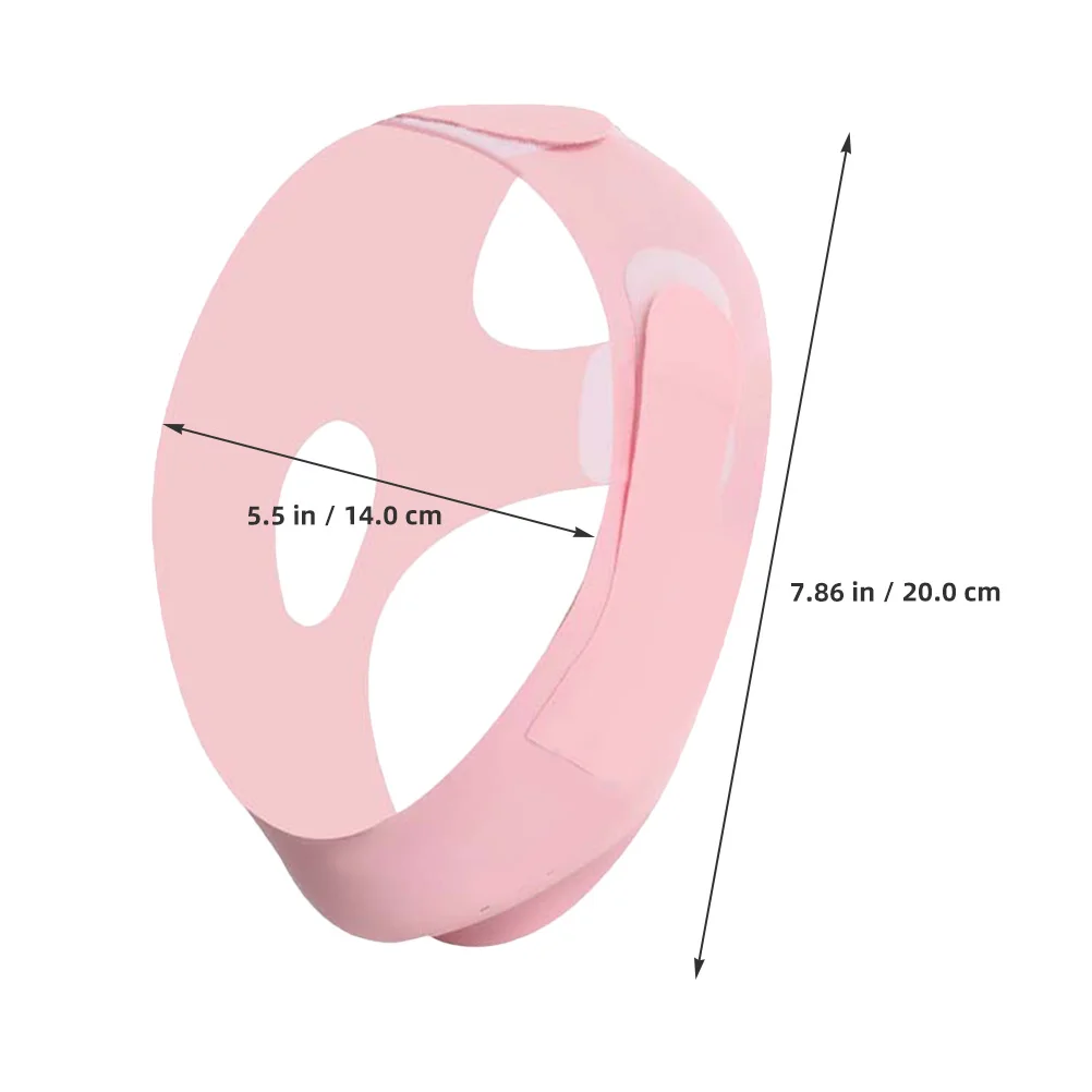 قناع وجه على شكل حرف V، قناع رفع قابل لإعادة الاستخدام لتقليل الذقن المزدوجة، حزام نحت الوجه، نسيج الحرير الجليدي
