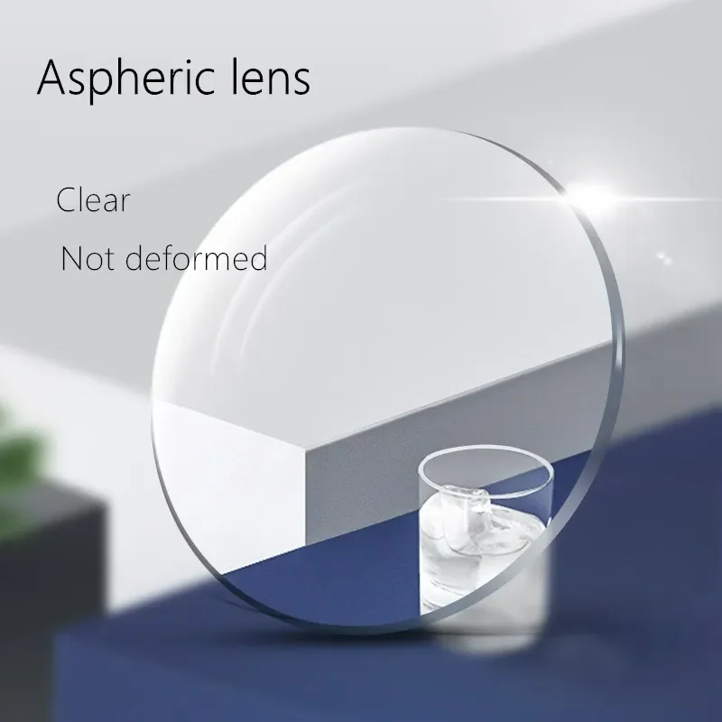 EYORA 1.56 1.61 1.67 1.74 Index Single Version Aspheric Customized Lenses Prescription Glasses Lenses for Myopia Hyperopia1 Pair