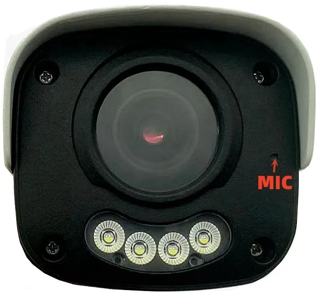 XM StarLight F1.0 Lens 6/3MP IMX335 IMX307 IP Outdoor Metal Bullet Shell Camera All Color Built-In MIC XMEYE ICsee P2P Onvif