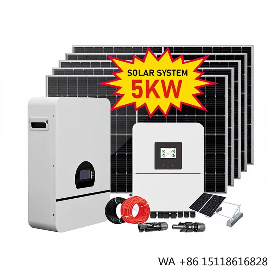 Balcony Hybrid Off-grid Solar Energy Storage System with MPPT Controller 5kW 3kW 10kW 6kW Battery Kit 10-Year Warranty