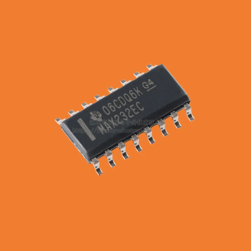 10pcs/Original genuine patch MAX232ECDR SOIC-16 RS-232 driver/receiver IC chip