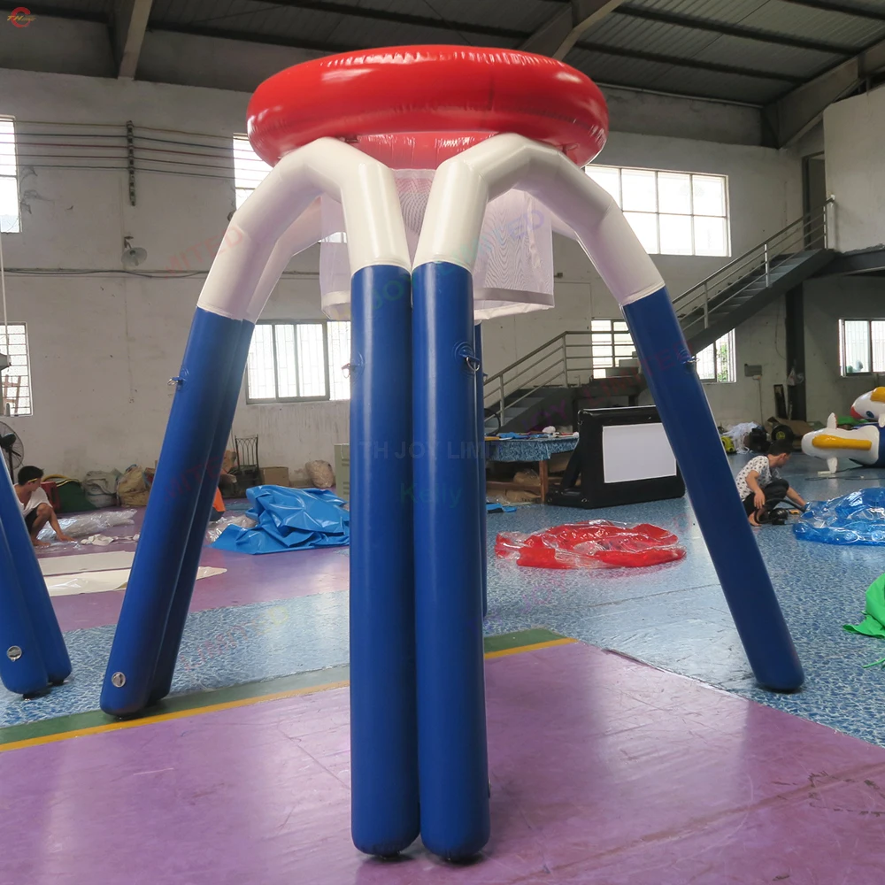 2m/3m Air Tight Inflatable Basketball Hoop Commercial Blow up Basketball Sport Game Team Building Carnival Party Rental Game