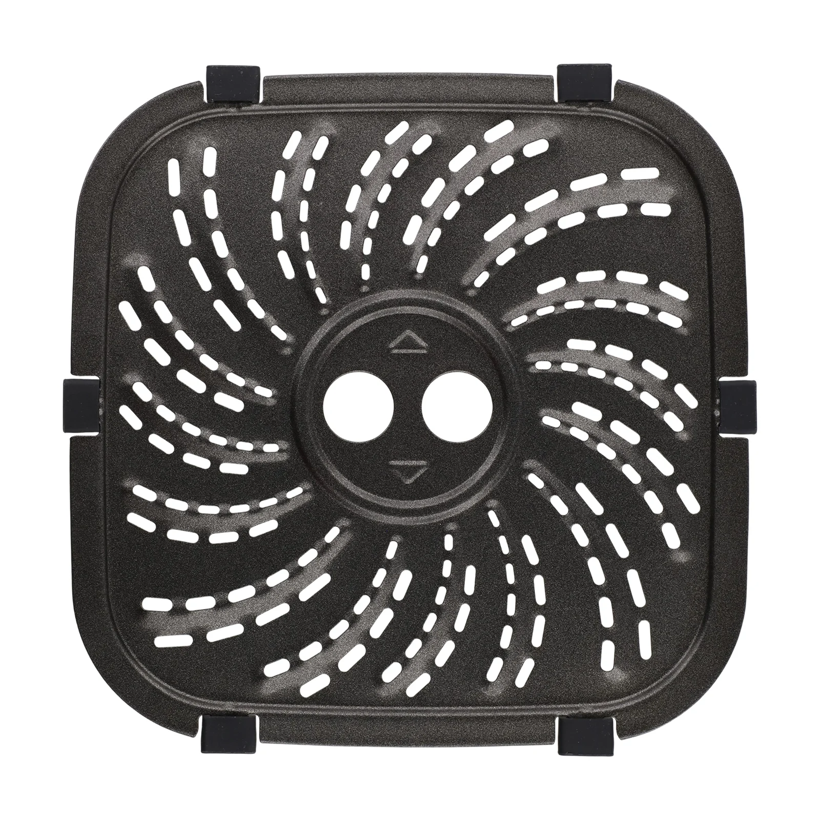 

8QT Air Fryer Grill Plate for PowerXL For Vortex Pro: Антипригарный противень с удобными резиновыми ушками для легкого обслуживания