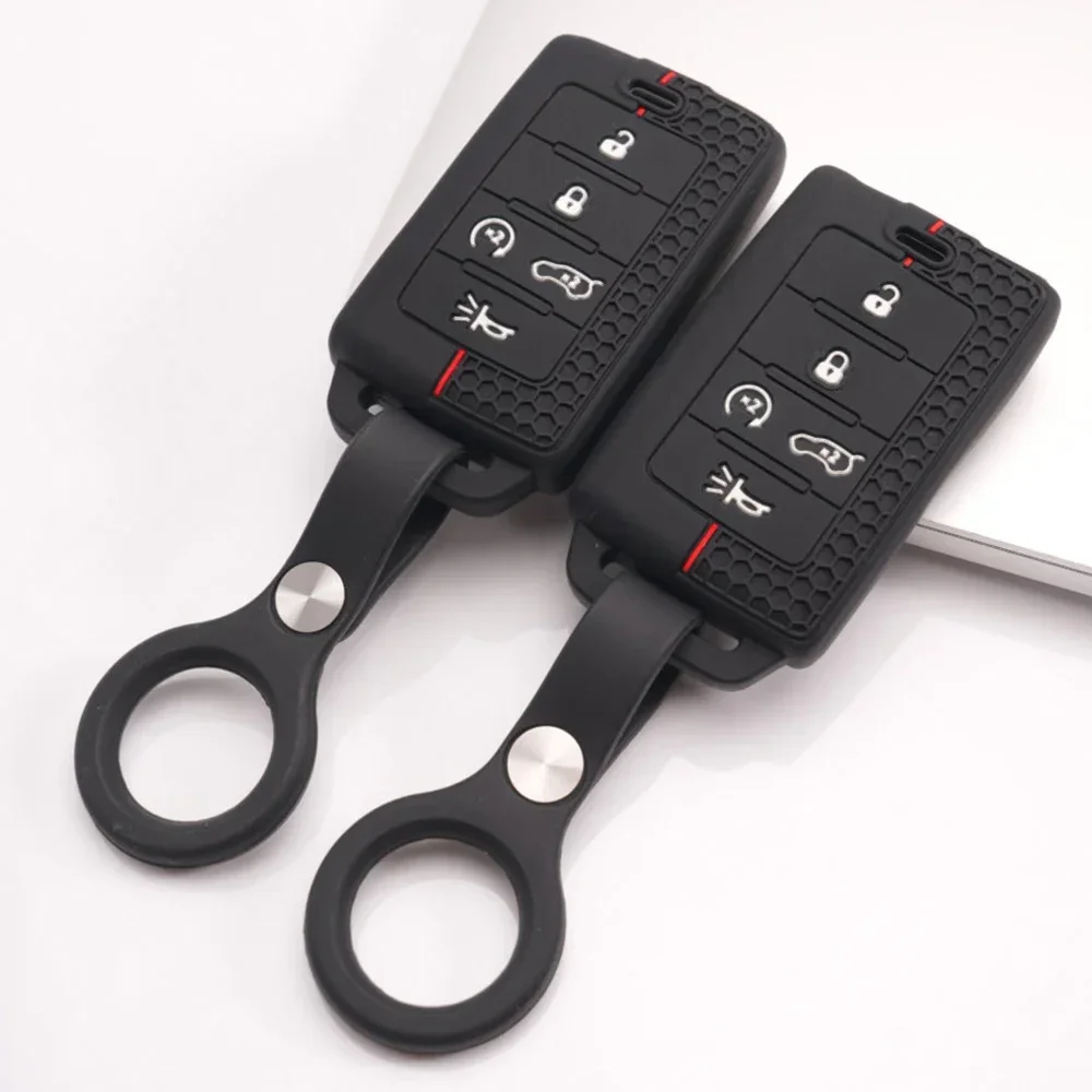 Protective Key Cover Keychain For Jeep Grand Cherokee Wrangler Compass Patriot Cherokee Renegade Commander Gladiator Liberty