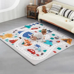 200x180cm Thick 1cm Giraffe Lion Baby Play Mat Puzzle Children's Mat Baby Climbing Pad Kids Rug Baby Game Mats Toys for Children