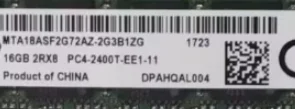 

Для сервера MTA18ASF1G72AZ-2G3B1ZG 8G 2RX8 PC4-2400T чистый ECC