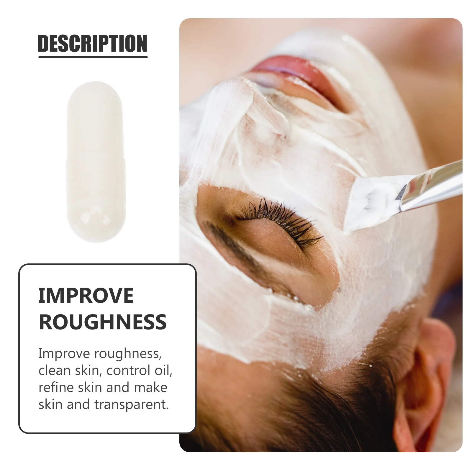 100 قطعة قناع ترطيب الكولاجين ورقة ألياف الحرير قناع الوجه لإصلاح البشرة الجافة مهدئا البشرة الحساسة المحمولة العناية بالبشرة #6