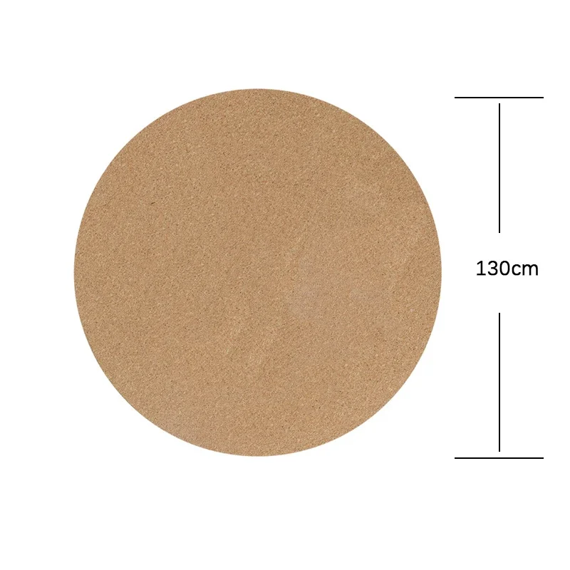 Premium Meditation 140cm 4.5mm Organic Non Toxic Natural Rubber Custom Large Round Circle Cork Yoga Mat