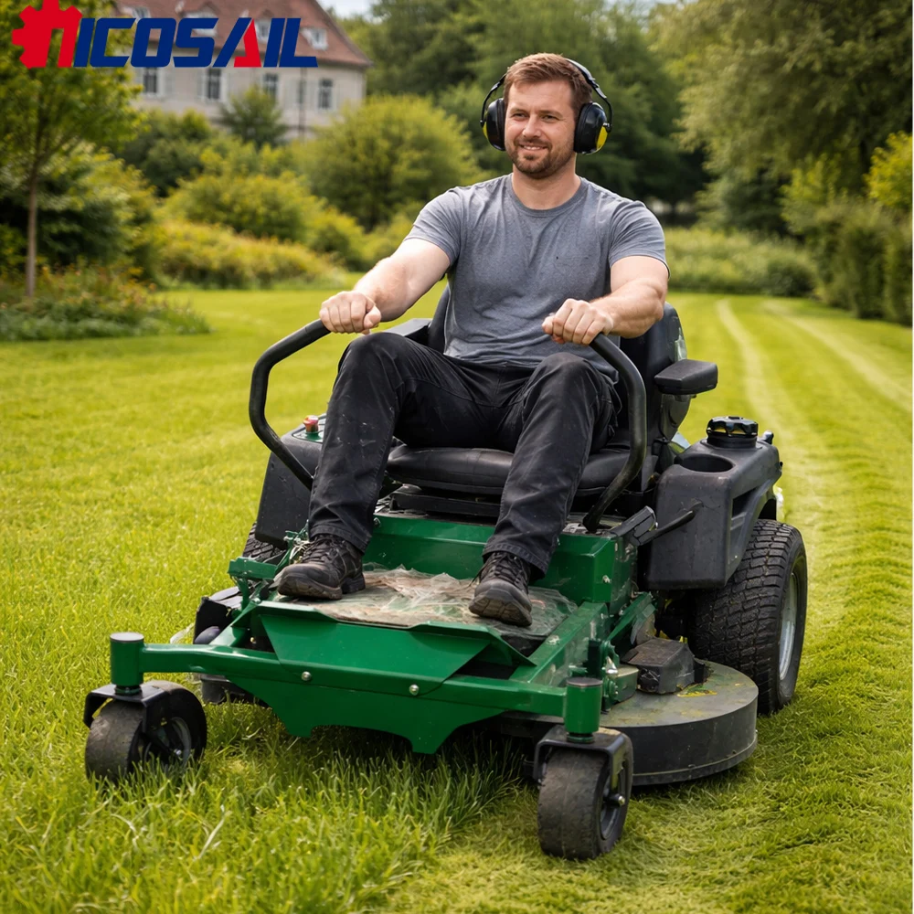 

Газонокосилка с сиденьем, сертифицированная CE, высокая эффективность стрижки, комфортное сиденье, стабильная работа, идеально подходит для сада и парка.