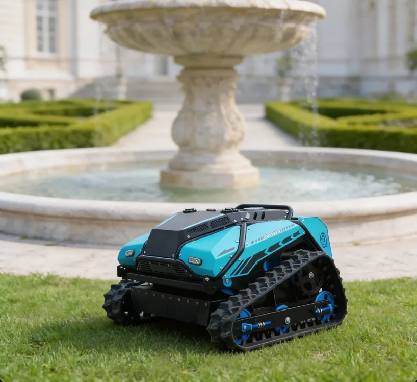 High Efficiency Electric Robotic Lawn Mower with GPS and RTK Positioning for Golf Course Fairways Electric Robot Lawn Mower GPS