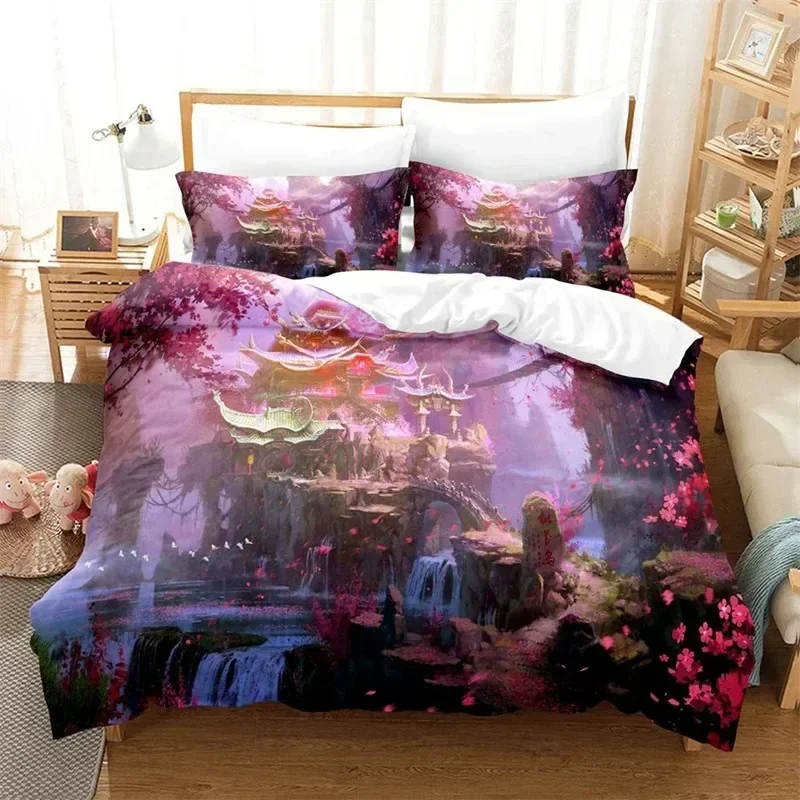 Fantasy Witch Dragon Llien World 3D NEW Duvet Cover Pillowcase Bedding Set Adult Boy Girl Bedroom Decoration Single Double Large