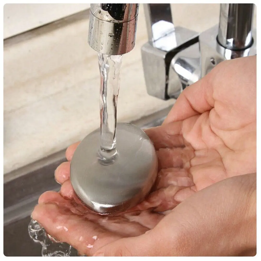 Sabão Desodorante Oval De Aço Inoxidável 304 Lavadora De Mão, Sabões De Metal Desodorizantes, Produtos De Limpeza Bactericida, Ferramentas De