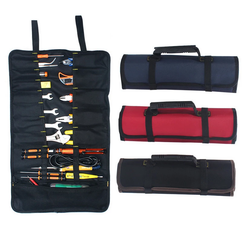 Multi-purpose roller tool bag, practical carrying bag, chisel, electrician carrying tool bag, instrument packing box