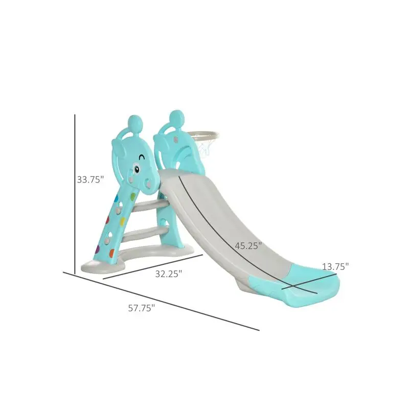 Toddler Small Slide for Kids - Indoor/Outdoor Fun Play Equipment