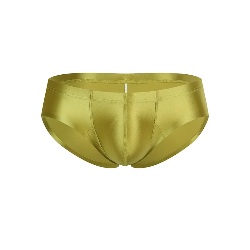 

Мужские трусы-боксеры с U-образным выпуклым карманом, атласные, гладкие, сексуальные, с низкой посадкой, для геев, модные повседневные трусики для сисси